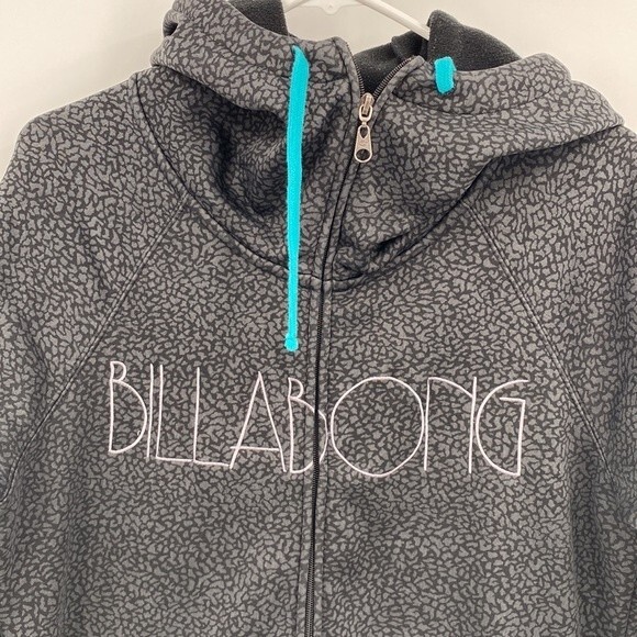 Billabong Womens Softshell Hooded Long Sleeve Full Zip Jacket Black Size XL - Picture 3 of 7